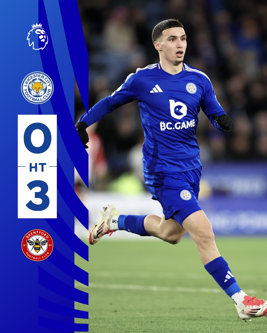  半場0-3！萊斯特若不進(jìn)球輸球，將主場6連敗0進(jìn)球創(chuàng)歷史最糟戰(zhàn)績