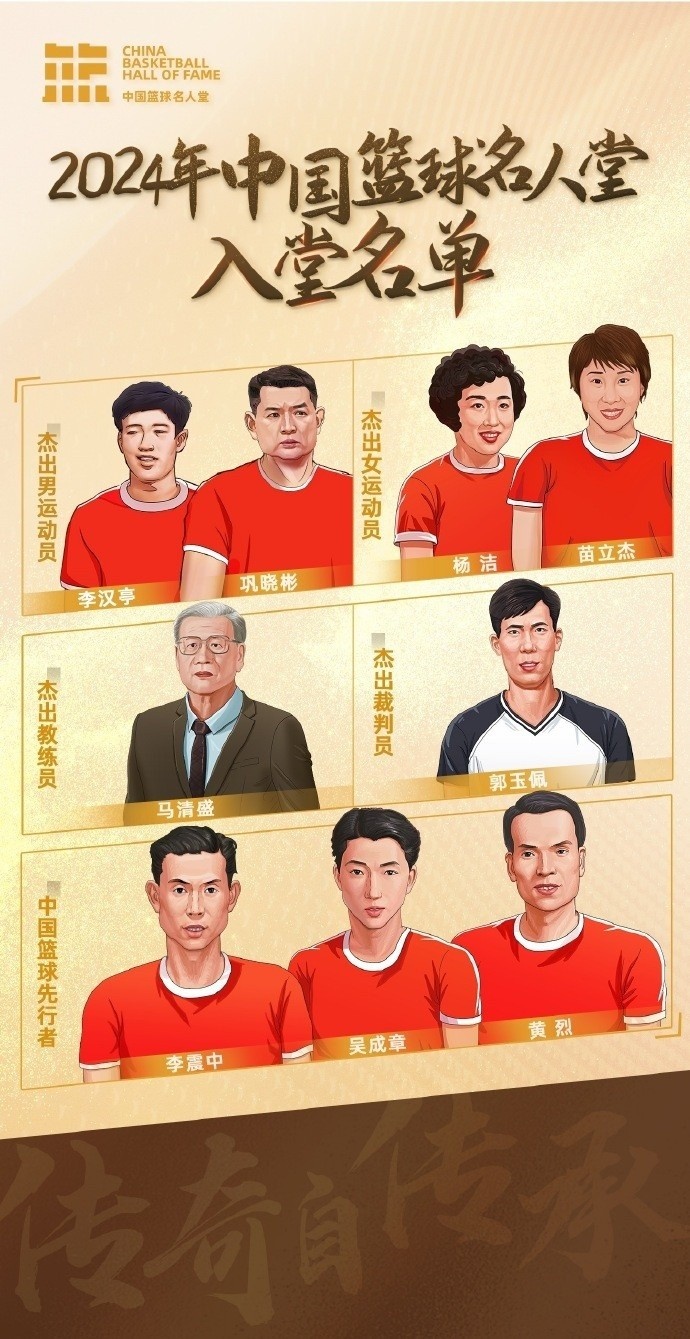  周琦：名人堂的每一個(gè)名字都是中國籃球的年輪見證 共同加油！