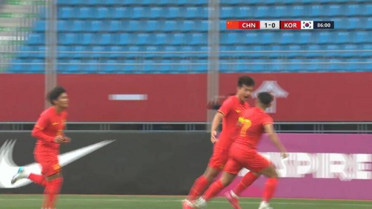  U22國(guó)足1-0韓國(guó)全場(chǎng)數(shù)據(jù)：控球率49%落后韓國(guó)，10射7正領(lǐng)先對(duì)手