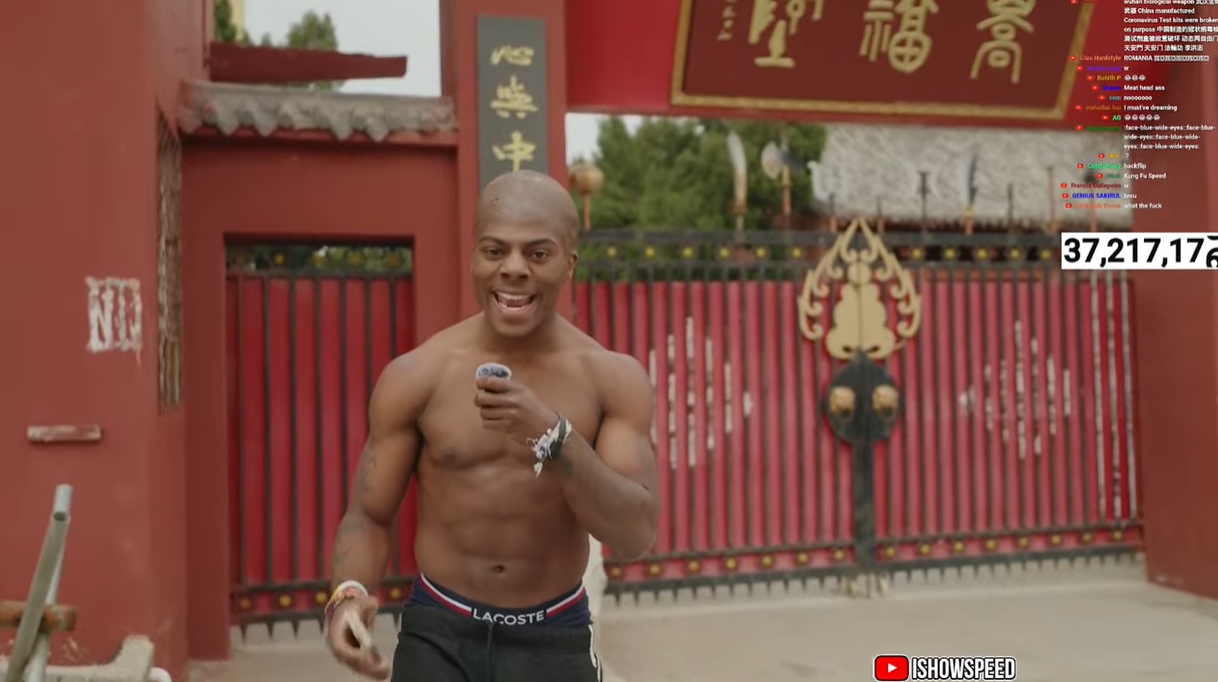  光頭造型！Speed中國行來到鄭州少林寺，上香拜佛學(xué)功夫