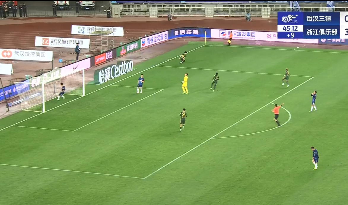  18歲王鈺棟中超處子球！三鎮(zhèn)后防白給，浙江半場4-0領先