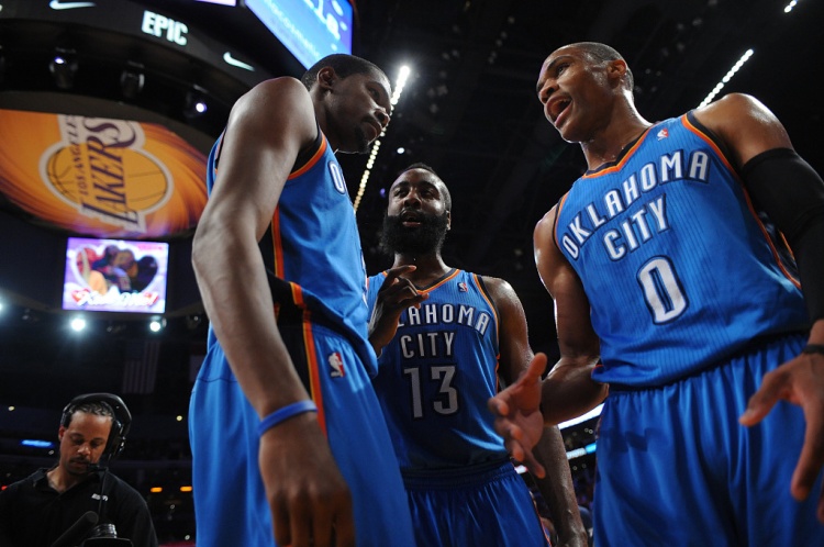  雷霆三少得分全部進(jìn)入歷史前20！他們是NBA歷史最大的如果嗎？