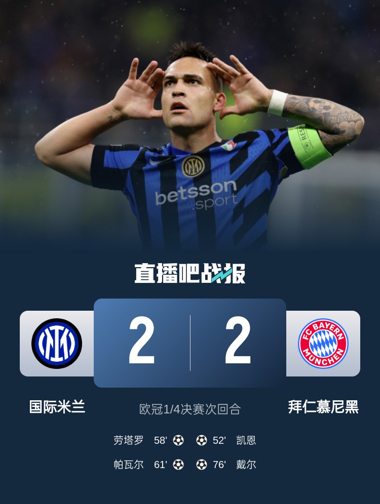  黑色3分鐘！拜仁3分鐘丟2球遭國(guó)米淘汰 去年3分鐘丟2球遭皇馬絕殺